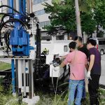 Soil sampling drilling rig