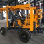 Wheeled mobile drilling rig