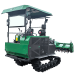 Crawler self-propelled rotary tiller