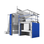 Fabric Double Folding & Precision Plaiting Machine