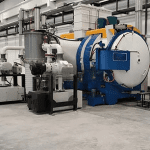 Horizontal Twin Chamber Vacuum High Pressure Gas Quenching Furnace