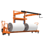 Hydraulic Warp Beam Lift Truck with Harness Mounting Device