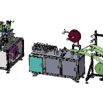 SEMI-Automatic Surgical Face Mask Machine