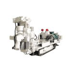 Top cutting drilling rig for coal mines